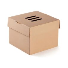 Pudło na burgera papierowe rozkładane 15 x 15 x 10 cm 100 sztuk