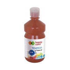 Farba Tempera Premium Happy Color Ciemnobrązowa 500ml