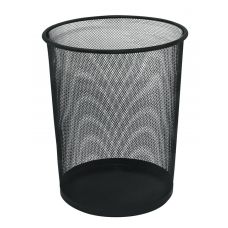 Kosz Na Śmieci Q-Connect Office Set, Metalowy, 19L, Czarny