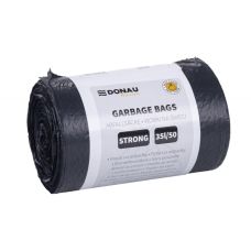 Worki na śmieci DONAU HOME, mocne (LDPE), 35l, 50 szt., czarne