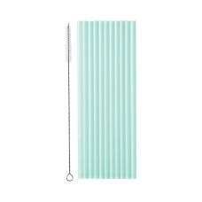 Słomki Plastikowe Wielokrotnego Użytku Szałwiowe 23 cm (12 szt.)