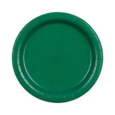 Talerzyki Papierowe Ciemnozielone Okrągłe 18 cm (Op. 6 szt.)