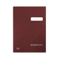 Teczka do podpisu DONAU karton i PP A4 450gsm 20 przegródki bordowa