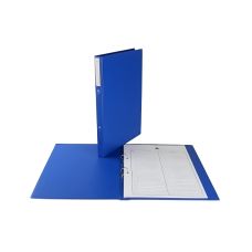 Teczka do akt osobowych A4 PVC BIURFOL 2 ringi niebieska