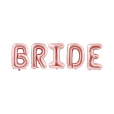Balon Foliowy Bride Różowe Złoto 280x86cm