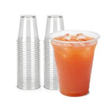 Kubek rPET przezroczysty 200 ml, średnica 95 mm, opakowanie 50 sztuk