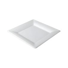 Talerz papierowy z trzciny cukrowej biały okrągły 15,5 x 15,5 cm 50 sztuk