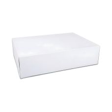 Pudełko kartonowe na ciasto 31 x 22 x 8 cm brązowe 50 sztuk w opakowaniu