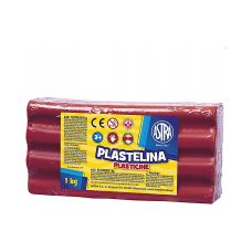 Plastelina szkolna Astra 1kg różowa – dla szkół i przedszkoli