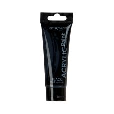 Farba akrylowa KEYROAD czarna w tubce 75ml do malowania modeli i dekoracji