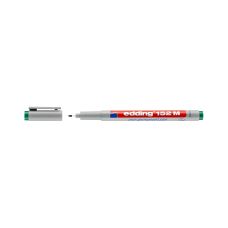 Marker zmywalny Edding 152, okrągła końcówka, 1 mm, zielony