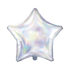 Balon Foliowy Opalizujący Gwiazdka Dekoracyjny 48cm