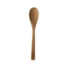 Łyżki jednorazowe z bambusa 16,5 cm naturalne PURE bez zadruku 10 sztuk
