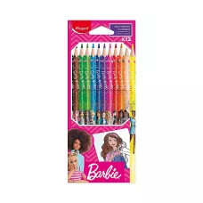 Kredki Ołówkowe Maped Barbie Zestaw 12 sztuk