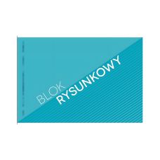 Blok rysunkowy Interdruk A4 20 kartek biały economy 60 g