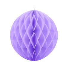 Kula Bibułowa Dekoracyjna Liliowa 30 cm