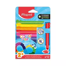 Kredki Grafitowe Infinity Kidy Jumbo 12 Kolorów w Kartonowym Etui