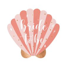 Serwetki Papierowe Muszelka Bride to be Różowe 13.5x13 cm (20 sztuk)