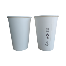 Kubek papierowy biały dyspersyjny 420 ml średnica 90 mm 50 sztuk