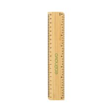 Linijka ECONOVO papierowa 20cm z biodegradowalnego bambusa naturalna 100szt