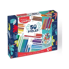Zestaw artystyczny do malowania 50 elementów