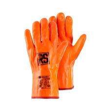 Rękawice chemiczne ocieplane RS Polar I PVC rozmiar 10 pomarańczowe