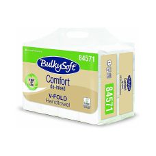 Ręcznik Papierowy Składany ZZ Dwuwarstwowy Bulkysoft Comfort Eko Biały 24x21cm 3000 sztuk