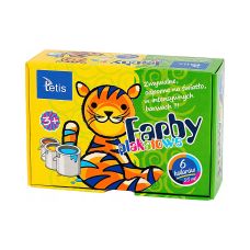 Farby Plakatowe 6 Kolorów 20ml TETIS