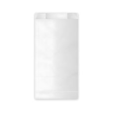 Torebka śniadaniowa papierowa biała o pojemności 1 kg 12+5 x 24 cm 100 sztuk