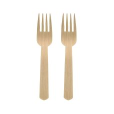 Widelce z bambusa PURE 14 cm 50 szt.