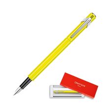 Pióro wieczne CARAN D'ACHE 849 Fluo Line F żółte