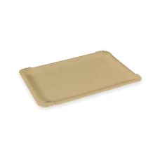 Tacka papierowa kraft brązowa 10x16 cm 250 sztuk do gastronomii i eventów