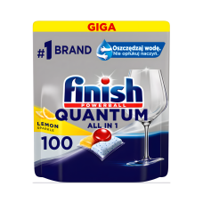 Kapsułki do zmywarki Finish Quantum All in 1 cytrynowe 100 szt