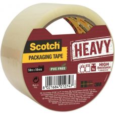 Taśma pakowa SCOTCH Secure Seal transparentna 50mm x 50m