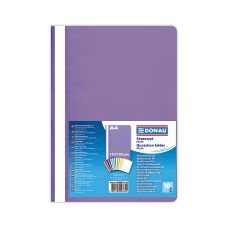 Skoroszyt DONAU A4 standardowy z polipropylenu fioletowy 120/180 mikronów