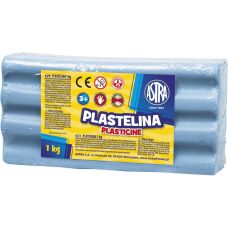 Plastelina szkolna Astra 1kg jasnoniebieska