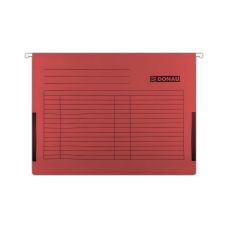 Teczka zawieszkowa DONAU z boczkami A4 230gsm czerwona