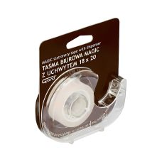 Taśma biurowa GRAND 18 mm x 20 m z dyspenserem 1 szt