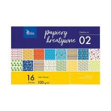 Zeszyt Papierów Kreatywnych A5 16 arkuszy 100g Tetis