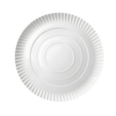 Talerz papierowy biały okrągły 26 cm 100 szt. do gastronomii i eventów