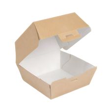 Pudełko termiczne na burgera rozmiar M 13 x 12,5 x 9 cm kartonowe 50 sztuk
