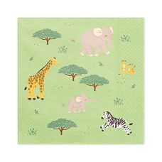 Serwetki Papierowe Safari 33x33 cm 2-warstwowe z nadrukiem 12 szt.