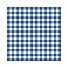 Serwetki 2-war. gingham navy 25x25cm 100 szt.