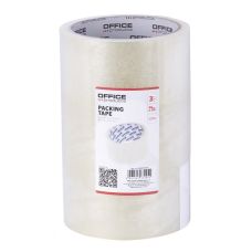 Taśma pakowa transparentna OFFICE PRODUCTS 48mm x 50y 36mic 3 sztuki