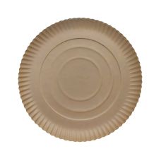 Talerz papierowy kraft okrągły tłuszczoodporny 28 cm 40 sztuk