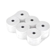 Rolki termiczne 57x80mm Drescher, 6 szt., BPA Free, papier do kasy/terminala, 55g/m², białe