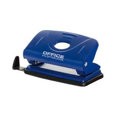 Dziurkacz biurowy OFFICE PRODUCTS do 12 kartek format A4 metalowy niebieski