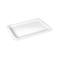 Tacka papierowa biała prostokątna 16 x 10 cm 250 sztuk do gastronomii