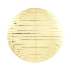 Lampion Papierowy Kremowy 35 cm Dekoracyjny