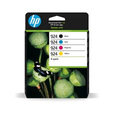 Tusz HP 924 6C3Z1NE zestaw CMYK czarny 1800 stron kolorowe 1800 stron 4 sztuki